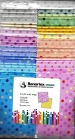 Benartex Strippie, DazzleDots, 40ct